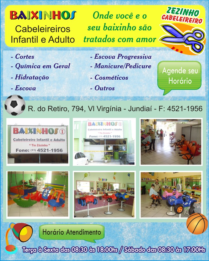 Baixinhos Cabeleireiros Jundiai, Salao de Cabeleireiros Jundiai, Cortes  Jundiai, Escova Progressiva Jundiai, Manicure Jundiai, Pedicure Jundiai,  Hidratação Jundiai, Cosméticos Jundiai, Escova